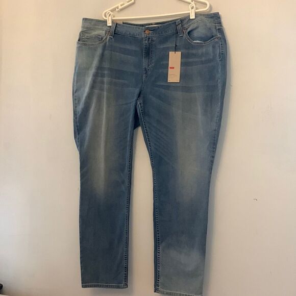 Levi’s Mid rise Slim fit Skinny leg jeans Size 24W NWT - Picture 1 of 9